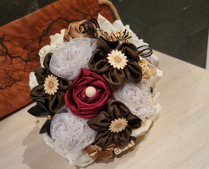 Bouquet de mariée personnalisable 